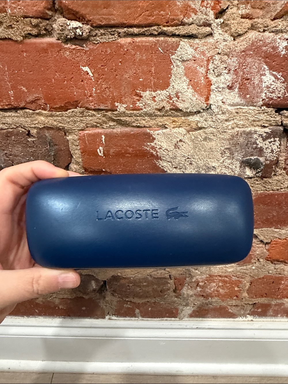 Lacoste Men's Blue Hard Shell Eyewear Case